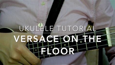 ukulele bruno mars versace on the floor|Versace on the floor guitar.